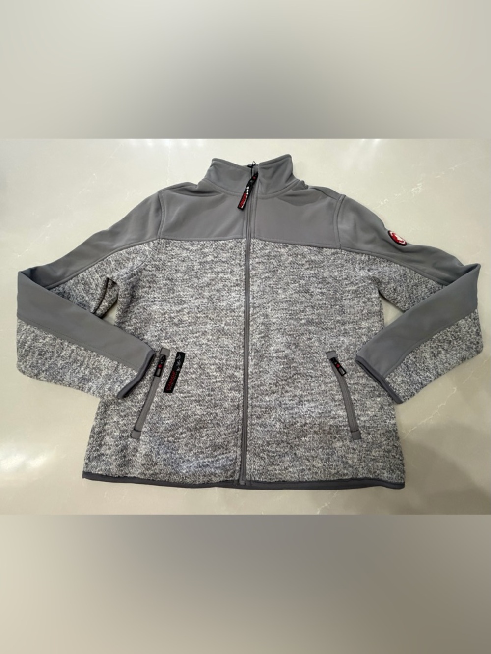 NWT Canada Weather Gear Gray Full-Zip Women's Jacket, L